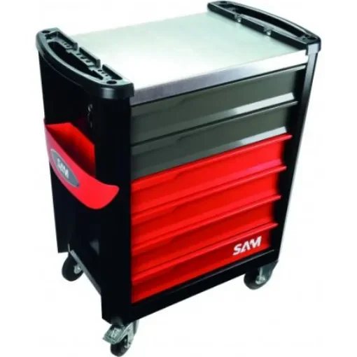 SAM 6 Drawer ABS Wheeled Tool Trolley - CPP-200SV product image