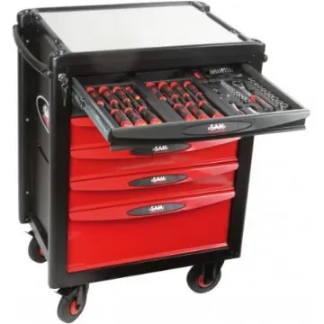 SAM 6 Drawer ABS Wheeled Tool Trolley - CPP-200SV4 product image