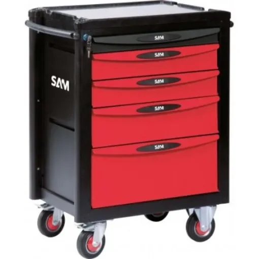 SAM 5 Drawer ABS Wheeled Tool Trolley - SERVI-540 product image