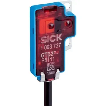 SICK Background Suppression Photoelectric Sensor, Rectangular Sensor, 9 mm Detection Range - GTB2F-P1341 product image