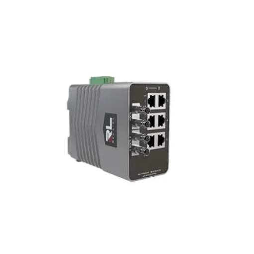 Red Lion Managed 8 Port Industrial Ethernet Switch - NT-5008-FX2-ST15 product image