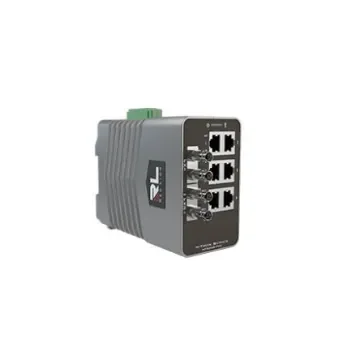 Red Lion Managed 8 Port Industrial Ethernet Switch - NT-5008-FX2-ST40 product image