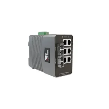 Red Lion Managed 8 Port Industrial Ethernet Switch - NT-5008-GX2-SC00 product image