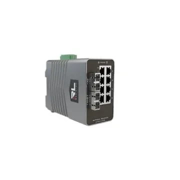Red Lion Managed 10 Port Industrial Ethernet Switch - NT-5010-GX2-SC80 product image