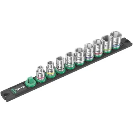 Wera 9-Piece Metric 3/8 in Standard Socket Set, 6 point - 05005430001 product image