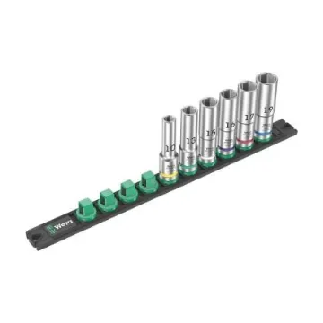 Wera 6-Piece Metric 1/2 in Deep Socket Set, 6 point - 05005470001 product image
