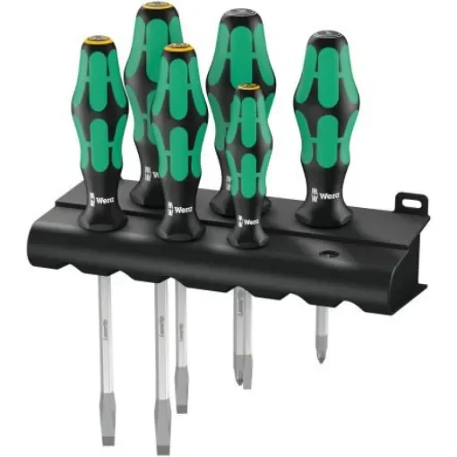 Wera Pozidriv; Slotted Screwdriver Set, 6-Piece - 05007681001 product image