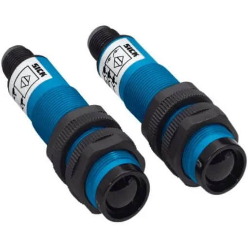 SICK Through Beam Photoelectric Sensor, Barrel Sensor, 20 m Detection Range - VS/VE18-4P3740 product image