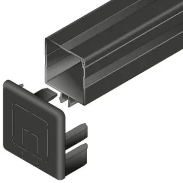 Bosch Rexroth Black PVC Cover Strip, 10mm Groove Size, 2m Length - 3842555670 product image