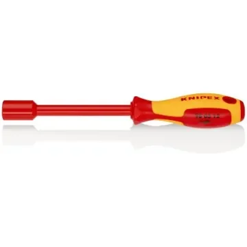 Knipex Hexagonal Nut Driver, 12 mm Tip, VDE/1000V, 125 mm Blade, 237 mm Overall - 98 03 12 product image