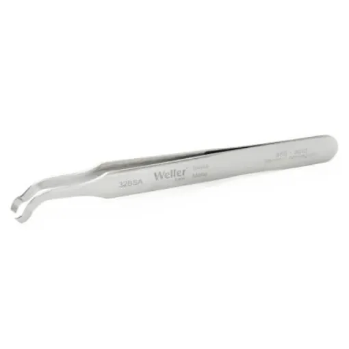 Weller 115 mm, Stainless Steel, Rounded, Tweezers - 32BSA product image