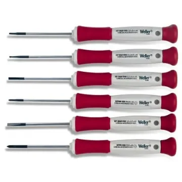 Weller Phillips; Slotted Precision Screwdriver Set, 6-Piece, ESD-Safe - XP600 product image