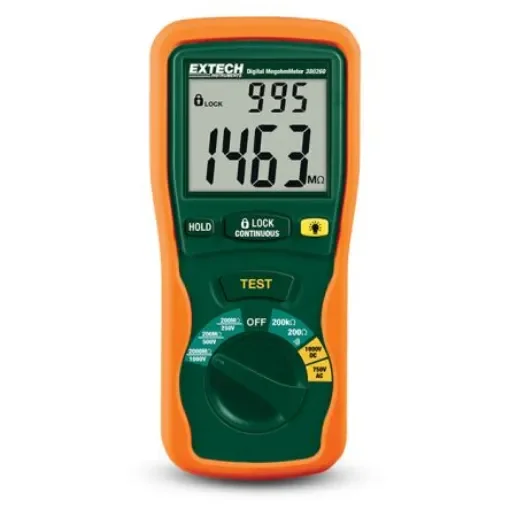 Extech 380260 Insulation Tester, 250V Min, 100V Max, CAT III-1000V product image