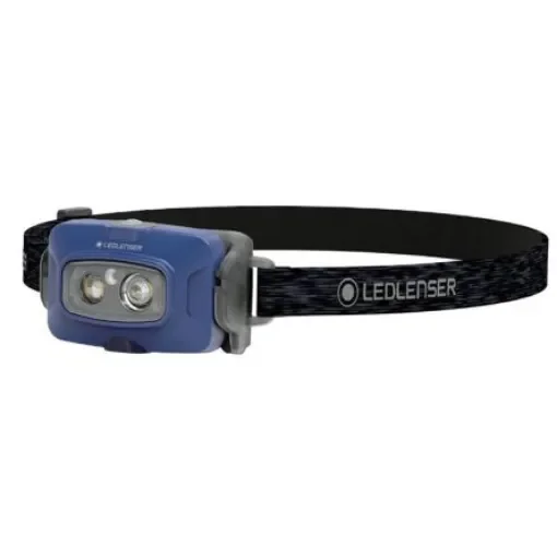 LEDLENSER LED Head Torch 500 lm, 130 m Range - HF4R Core Blue product image