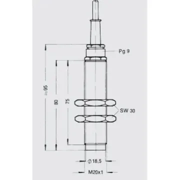WIKA IP65 SPDT Through Hole Magnetic Reed Switch, 1A 230V - 47469983 product image