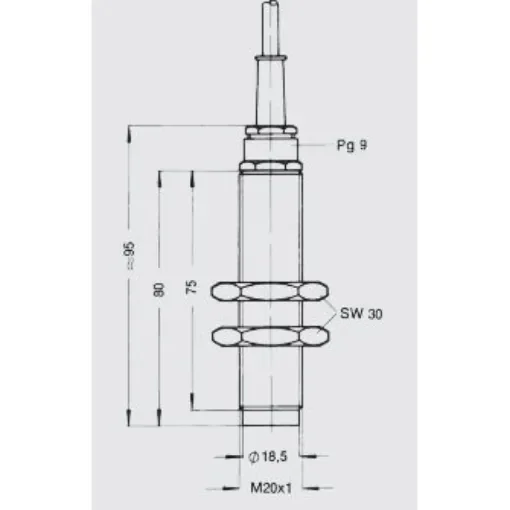 WIKA IP65 SPDT Through Hole Magnetic Reed Switch, 1A 230V - 48770069 product image