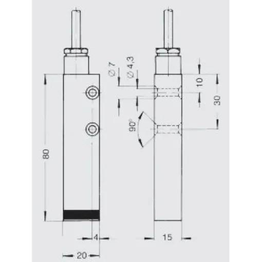 WIKA IP65 SPST Through Hole Magnetic Reed Switch, 1A 230V - 48797683 product image