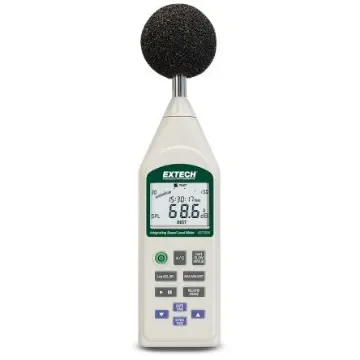 Extech  Datalogging Sound Level Meter, 30dB to 130dB, 8kHz max - 407780A product image