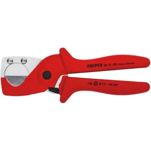 Knipex Pipe Cutter 25 mm, Cuts Plastic - 90 25 185 product image