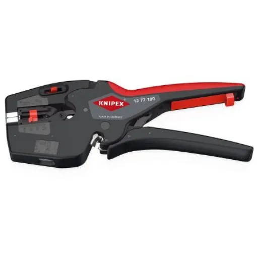 Knipex 12 72 190 Series Automatic stripper, 0,03 mm² Min, 10 mm² Max, 190 mm Overall product image