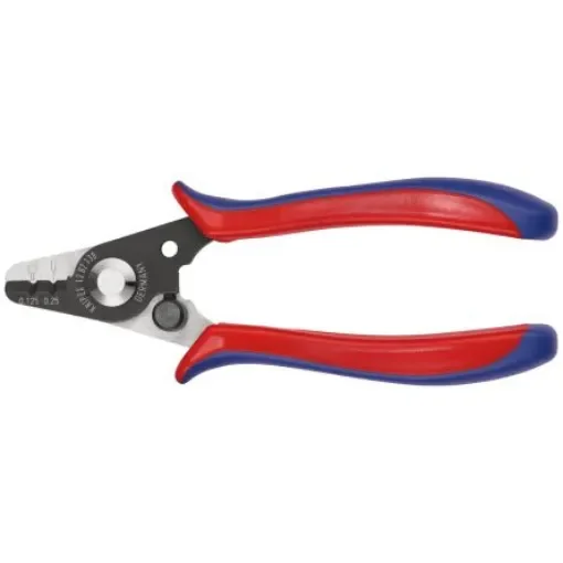 Knipex Stripping Pliers, 0.125mm Min, 0.25mm Max, 178 mm Overall - 12 82 130 SB product image