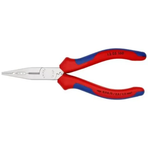 Knipex 13 05 160 Pliers, 160 mm Overall, Straight Tip product image