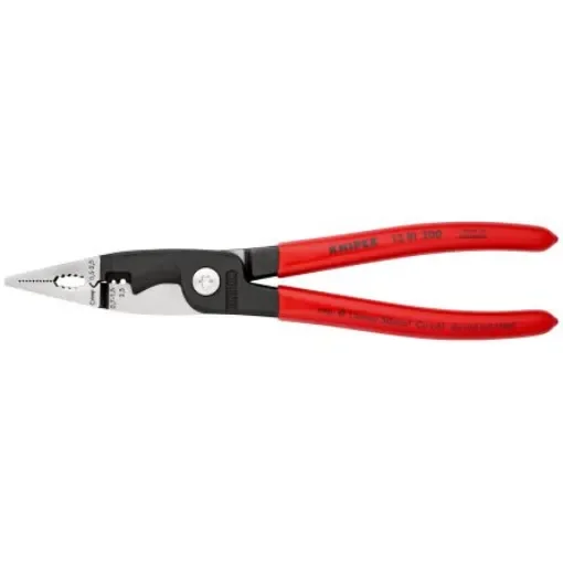 Knipex 13 81 200 Pliers, 200 mm Overall, Straight Tip product image