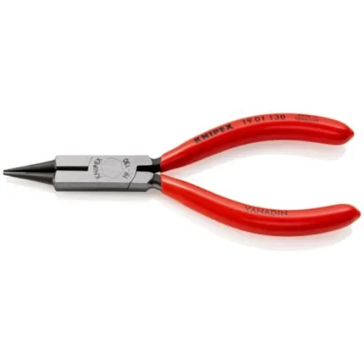 Knipex 19 01 130 Round Nose Pliers, 130 mm Overall, Straight Tip, 32mm Jaw product image