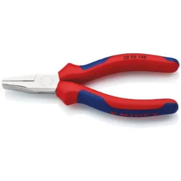 Knipex 20 05 140 Nose pliers, 140 mm Overall, Flat, Straight Tip, 28mm Jaw product image