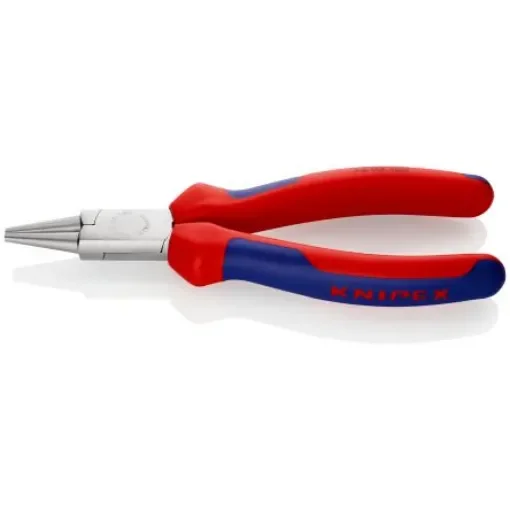 Knipex Round Nose Pliers, 160 mm Overall, Pointed, Straight Tip, 30mm Jaw - 22 05 160 product image
