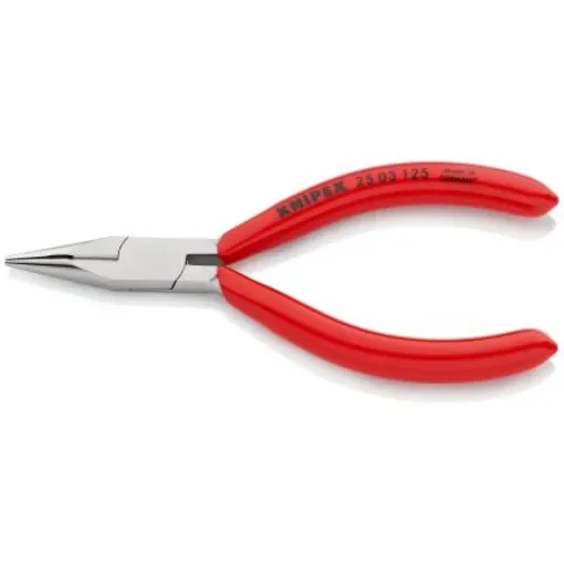 Knipex Nose pliers, 125 mm Overall, Straight Tip, 27mm Jaw - 25 03 125 product image