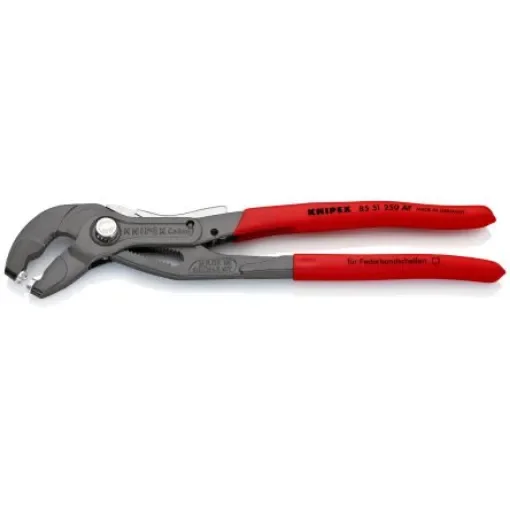 Knipex Pliers, 250 mm Overall, Angled, Straight Tip - 85 51 250 AF product image