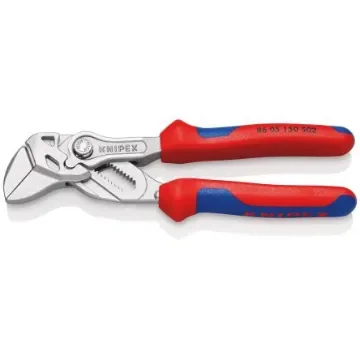 Knipex Pliers wrench, 165 mm Overall, Angled, Bent, Flat, Straight Tip - 86 05 150 S02 product image