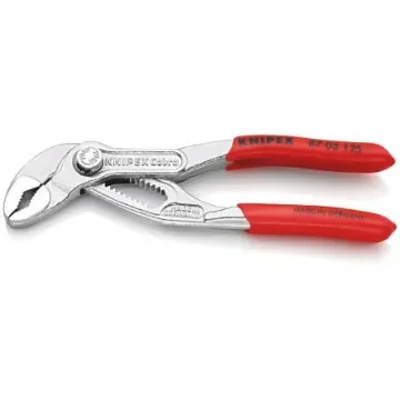 Knipex Cobra® Hightech Water Pump Pliers, 125 mm Overall, Angled Tip - 87 03 125 product image