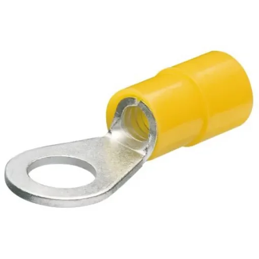 Knipex Insulated Ring Terminal, M8 Stud Size, 4mm² to 6mm² Wire Size, Yellow - 97 99 179 product image