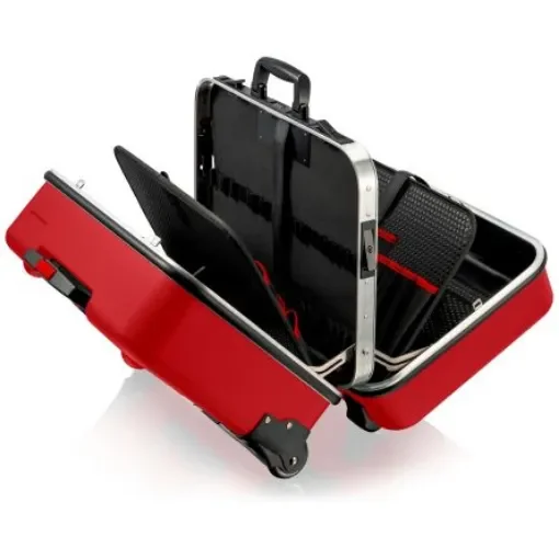 Knipex BIG Twin Move RED ABS, Aluminium Tool Case 2 Wheels, 520 x 435 x 290mm - 98 99 15 LE product image