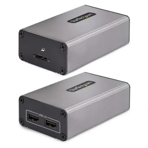 StarTech.com 2 Port USB 3.2 Fibre Extender, up to 350m Extension Distance - F35023-USB-EXTENDER product image