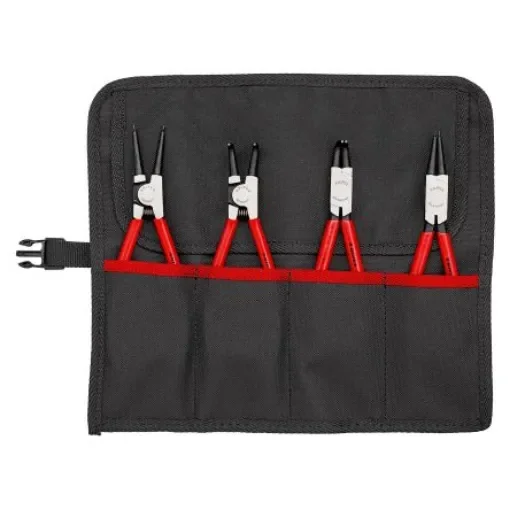Knipex 4-Piece Circlip Plier Set, Angled, Straight Tip, 98 mm Overall - 00 19 56 product image