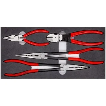 Knipex 4-Piece Plier Set, Flat, Straight Tip, 335 mm Overall - 00 20 01 V16 product image
