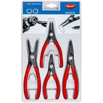 Knipex 4-Piece Circlip Plier Set, Straight Tip, 310 mm Overall - 00 20 03 SB product image