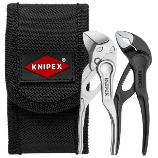 Knipex 2-Piece Plier Set, Straight Tip, 109 mm Overall - 00 20 72 V04 XS product image