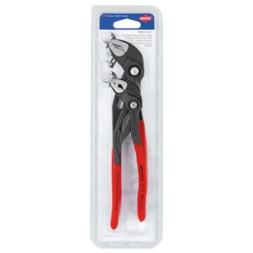 Knipex Cobra® 2-Piece Plier Set, Flat, Straight Tip, 320 mm Overall - 00 31 20 V01 product image