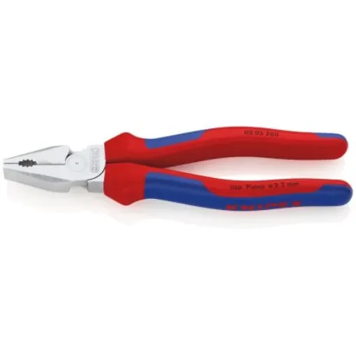 Knipex Combination Pliers, 200 mm Overall, Straight Tip - 02 05 200 product image