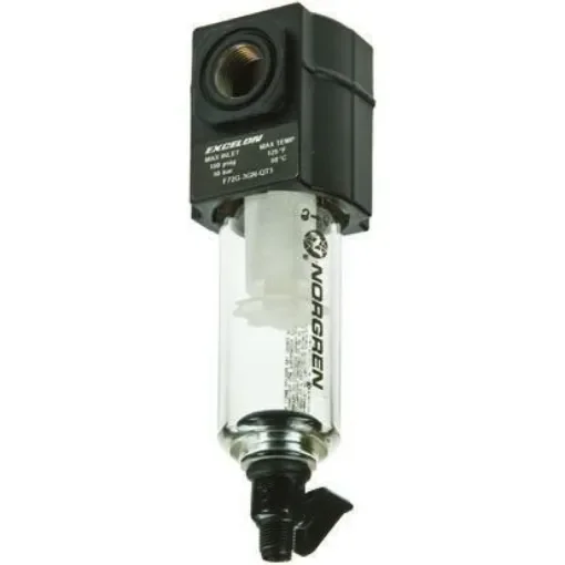 Norgren F72G series 40µm G 3/8 10 bar Pneumatic Filter with Manual drain - F72G-3GN-QT3 product image