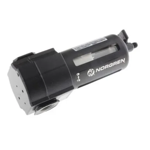 Norgren F74G series 40µm G 1/2 10 bar Pneumatic Filter with Manual drain - F74G-4GN-QP3 product image