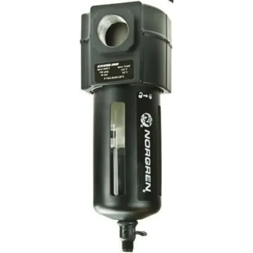 Norgren F74G series 40µm G 3/4 10 bar Pneumatic Filter with Manual drain - F74G-6GN-QP3 product image