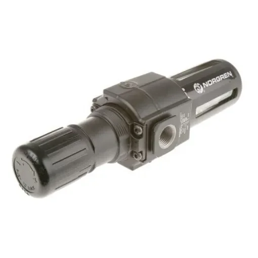 Norgren B74G Filter Regulator, 40µm, G 1/2, Automatic, 10 bar - B74G-4GK-AP3-RMN product image