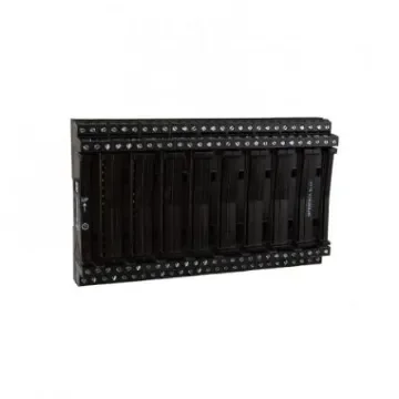 JM CONCEPT Terminal Block, 9-Way, 50mA, 14 AWG Wire, Screw Terminal Termination - BL09NLV product image