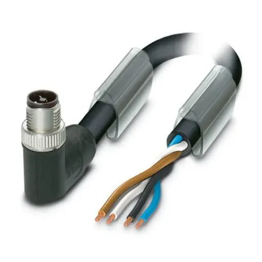 Phoenix Contact 10899, PVC, 10m 4 Core, Black, Grey Polyvinyl Chloride PVC Power Cable +80°C - 1089968 product image