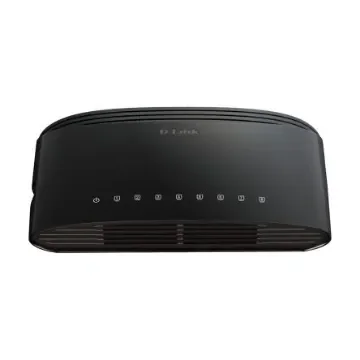 D-Link 8-Port Fast Ethernet Unmanaged Desktop Switch, Unmanaged 8 Port Ethernet Switch, EU - DES-1008D/E product image